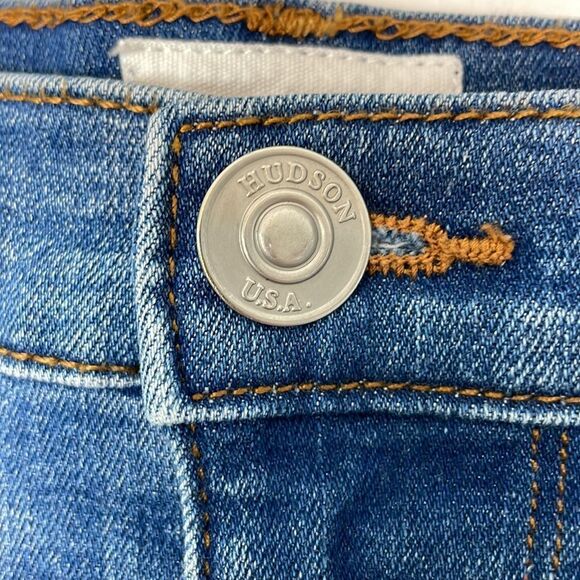 Hudson Vivid Blue Denim/Jean Mini Skirt. Size 26. - Picture 4 of 15